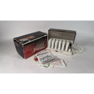 VTG Windmere Custom Curl 18 Instant Hairsetter W/ Clips Hot Rollers TESTED 1988